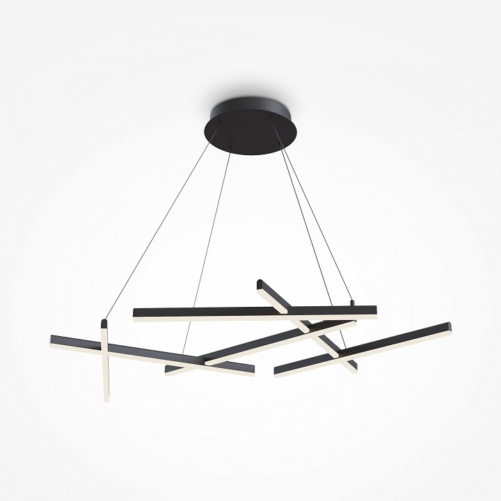 Подвесная люстра maytoni line mod016pl-l80bk