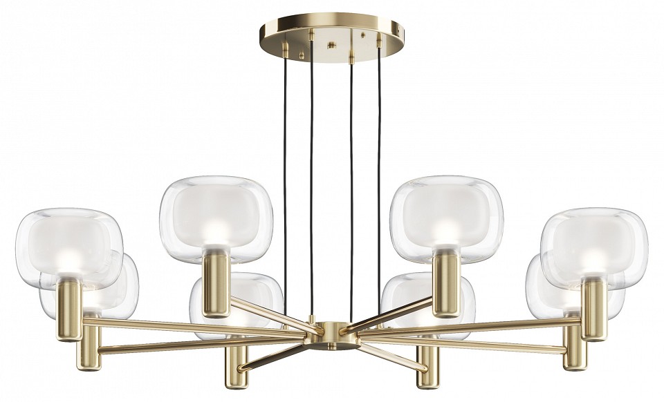 Подвесная люстра maytoni vision mod411pl-08g