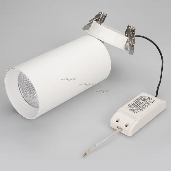 Спот arlight sp-polo-built-r95-25w day4000 (wh-wh, 40 deg) 027340