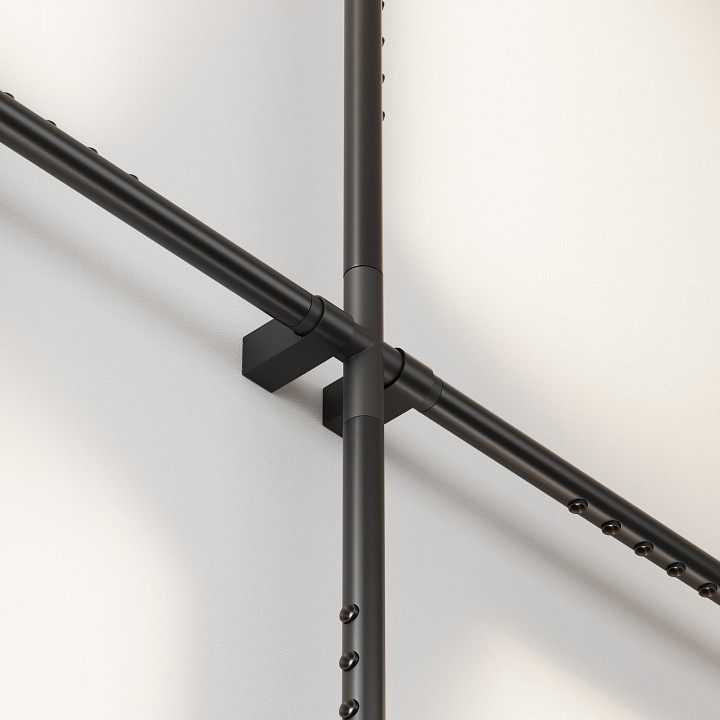 Соединитель x-образный для модульных светильников maytoni accessories for system axity ca008tx-b