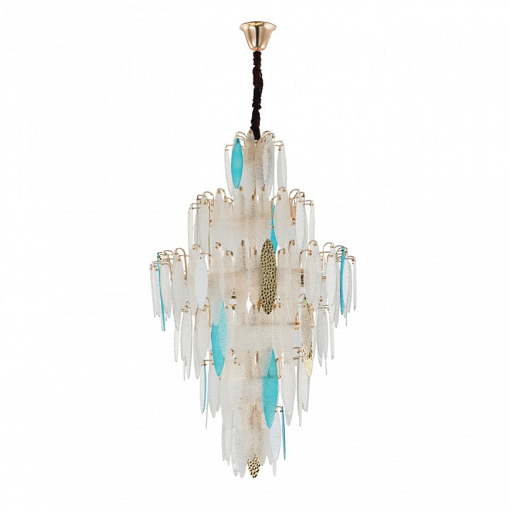 Подвесная люстра arte milano am-7753b 1863b.d800.h1300.e14.25 g
