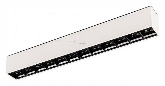 Встраиваемый светильник arlight mag-laser-45-l320-12w day4000 (wh, 15 deg, 24v) 026938