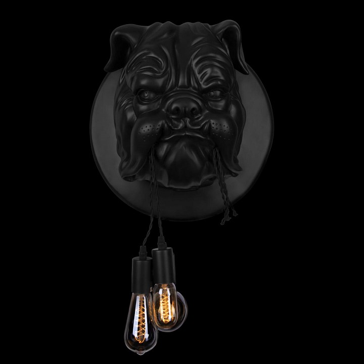Бра loft it bulldog 10177 black