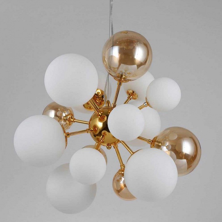 Подвесная люстра lumina deco galaksida ldp 8565-10/16 gd+tea