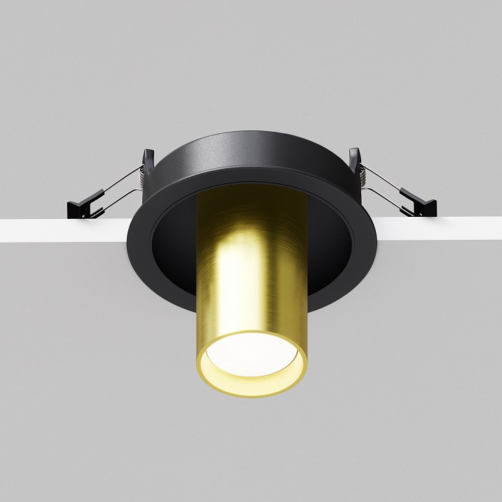 Встраиваемый светильник maytoni focus s c048cl-01-gu10-bbs