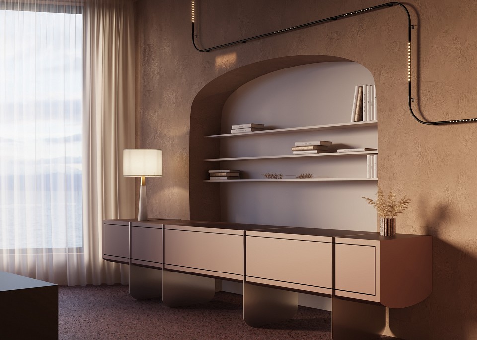 Модульный светильник maytoni points c101cl-l1000-24w3-6k-b