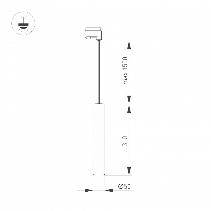 Подвесной светильник arlight pipe 37409