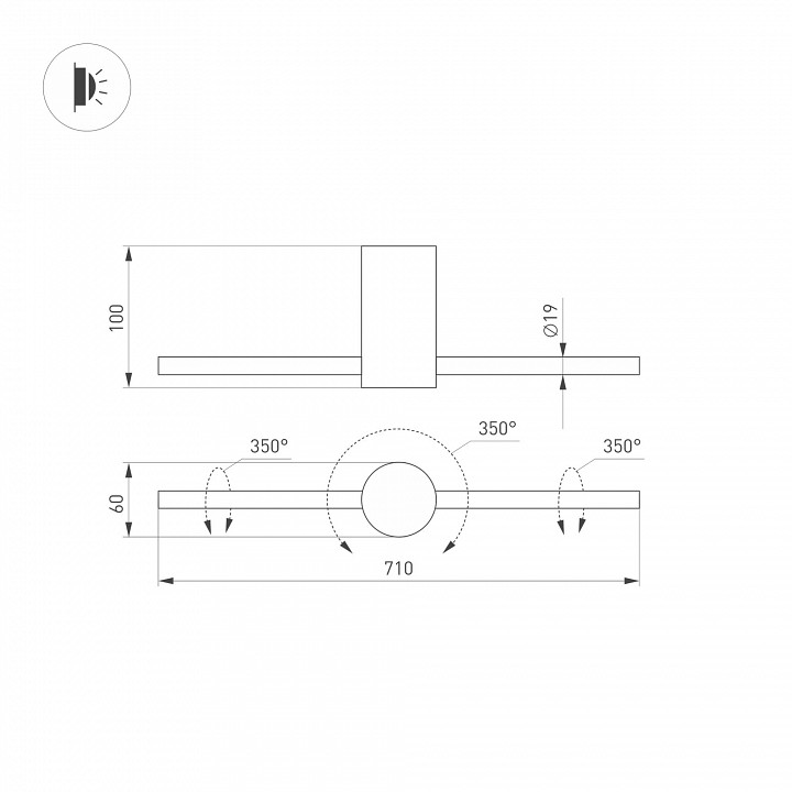 Бра arlight sp-picaso 047347