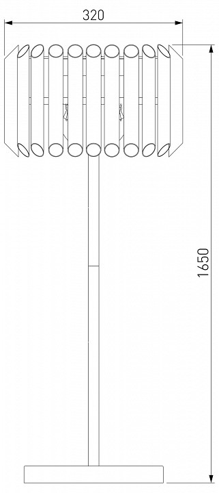 Торшер bogate's castellie 01107/4