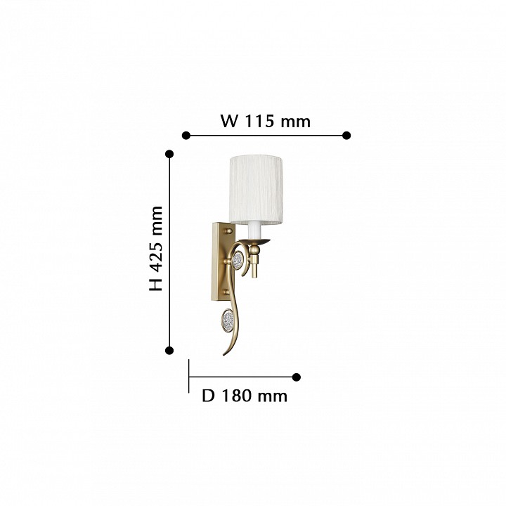 Бра favourite lietta 2493-1w