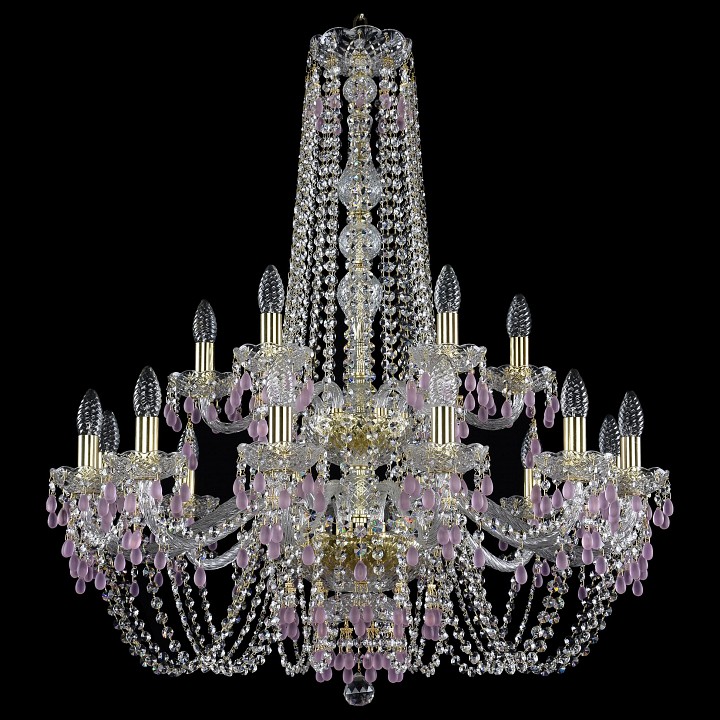 Подвесная люстра bohemia art classic 11.24 11.24.12+6.300.2d.h-92.gd.v7010