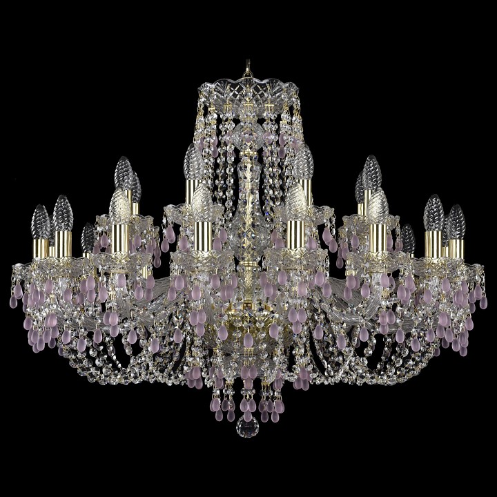 Подвесная люстра bohemia art classic 11.24 11.24.16+8.300.gd.v7010