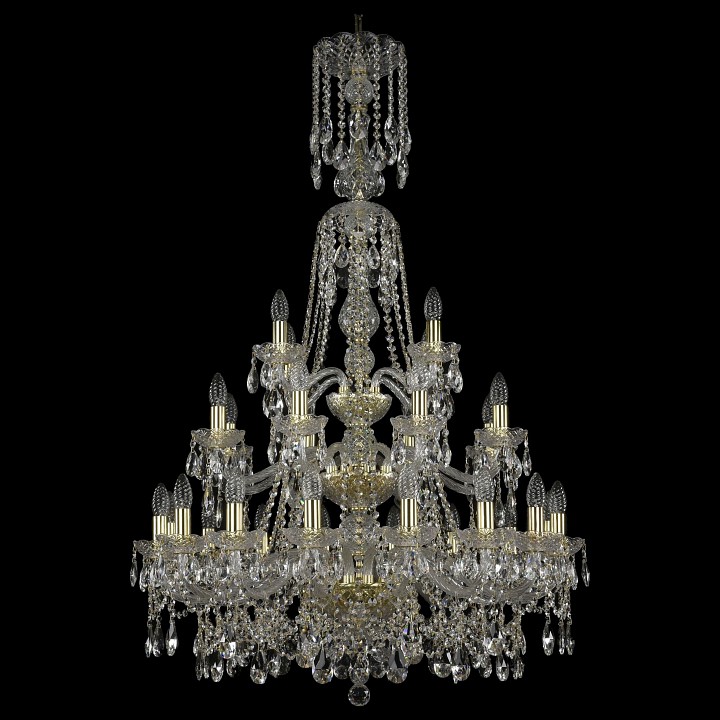 Подвесная люстра bohemia art classic 11.25 11.25.16+8+4.300.3d.xl-130.gd.sp