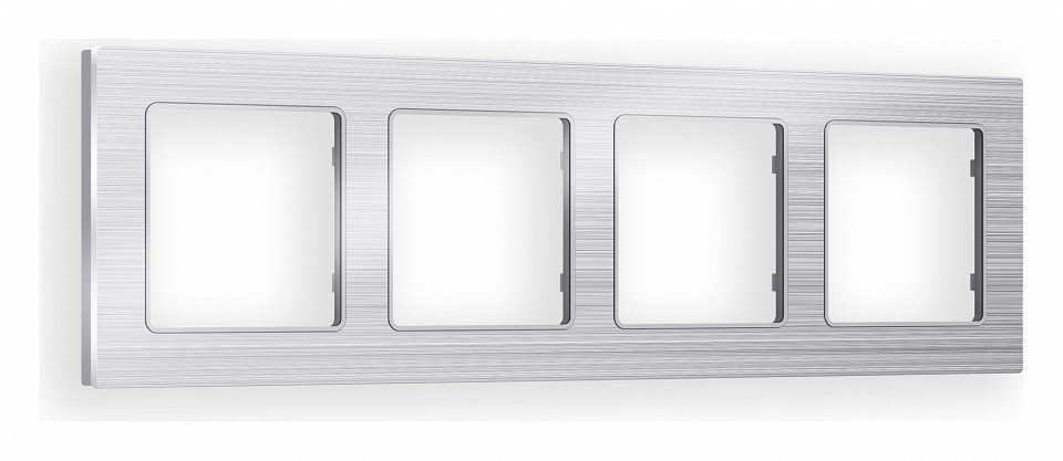 Рамка на 4 поста ambrella volt platos металл af550104