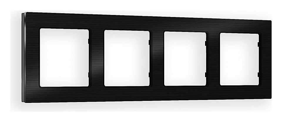 Рамка на 4 поста ambrella volt platos металл af550504