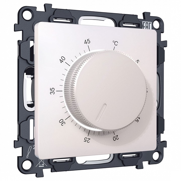 Терморегулятор электромеханический для теплого пола без рамки ambrella volt alfa ma205710