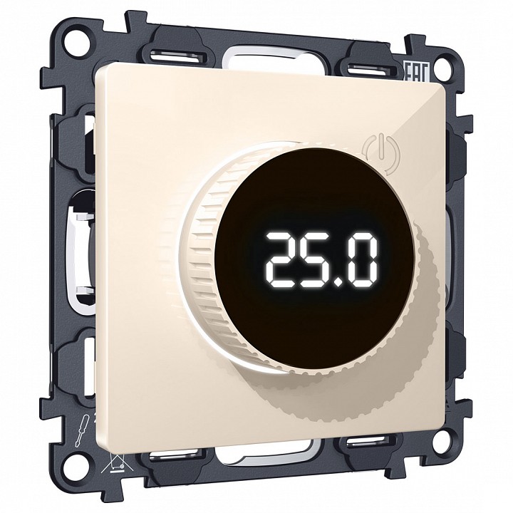 Терморегулятор электромеханический для теплого пола без рамки ambrella volt alfa ma305810