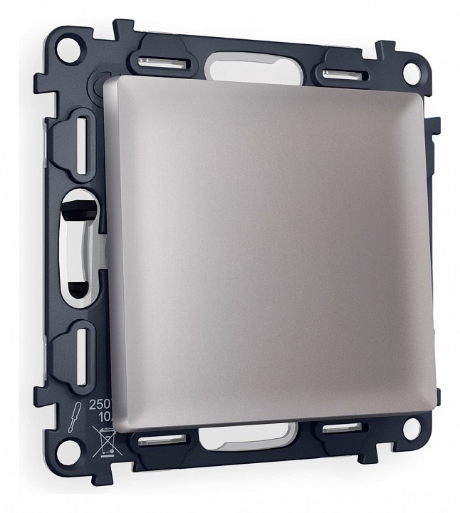 Выключатель проходной одноклавишный ambrella volt alfa ma501020