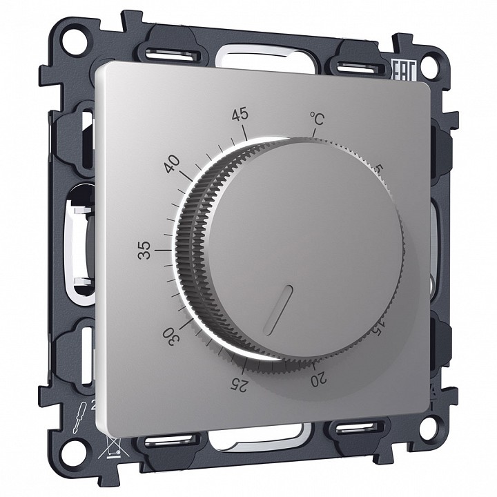 Терморегулятор электромеханический для теплого пола без рамки ambrella volt alfa ma505710