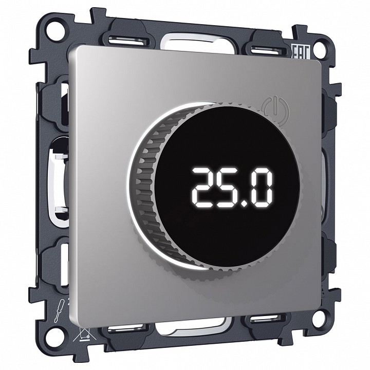 Терморегулятор электромеханический для теплого пола без рамки ambrella volt alfa ma505810