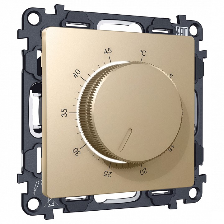 Терморегулятор электромеханический для теплого пола без рамки ambrella volt alfa ma605710