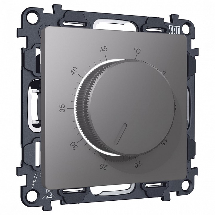 Терморегулятор электромеханический для теплого пола без рамки ambrella volt alfa ma655710