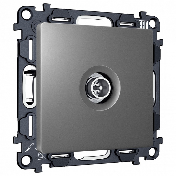 Тв-розетка оконечная без рамки ambrella volt alfa ma663005