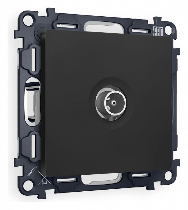 Тв-розетка оконечная без рамки ambrella volt alfa ma813010