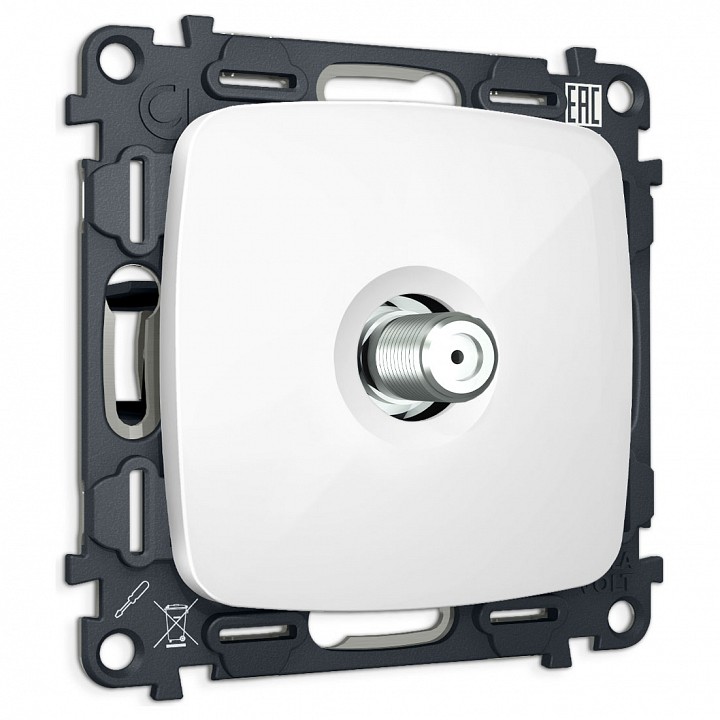 Тв-розетка без рамки ambrella volt omega mo113050