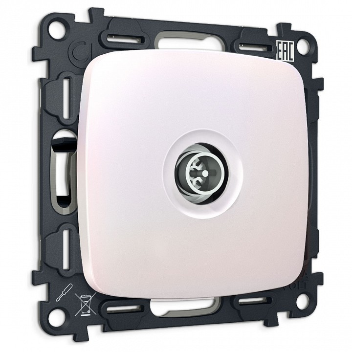 Тв-розетка оконечная без рамки ambrella volt omega mo213005