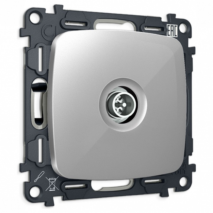 Тв-розетка оконечная без рамки ambrella volt omega mo413005