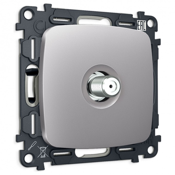 Тв-розетка без рамки ambrella volt omega mo513050