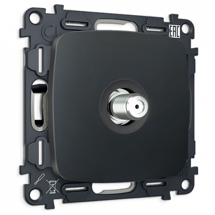 Тв-розетка без рамки ambrella volt omega mo913050