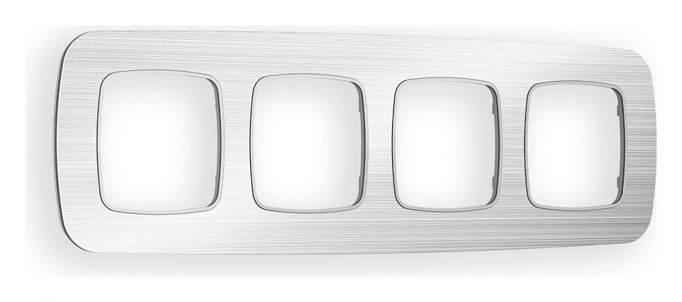 Рамка на 4 поста ambrella volt omega of580104