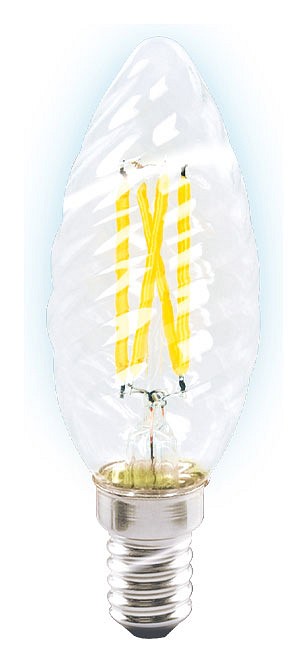 Лампа светодиодная ambrella light с37 e14 6вт 6400k 202126
