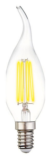 Лампа светодиодная ambrella light c37l e14 6вт 4200k 202215