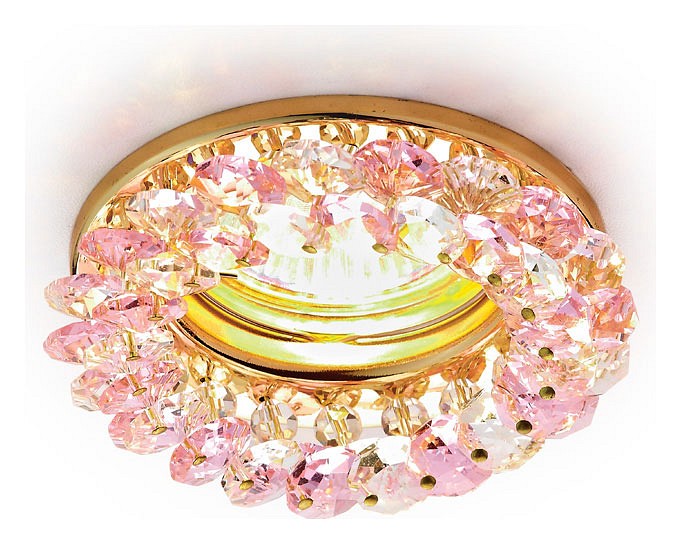 Встраиваемый светильник ambrella light crystal k206 k206 pi/g