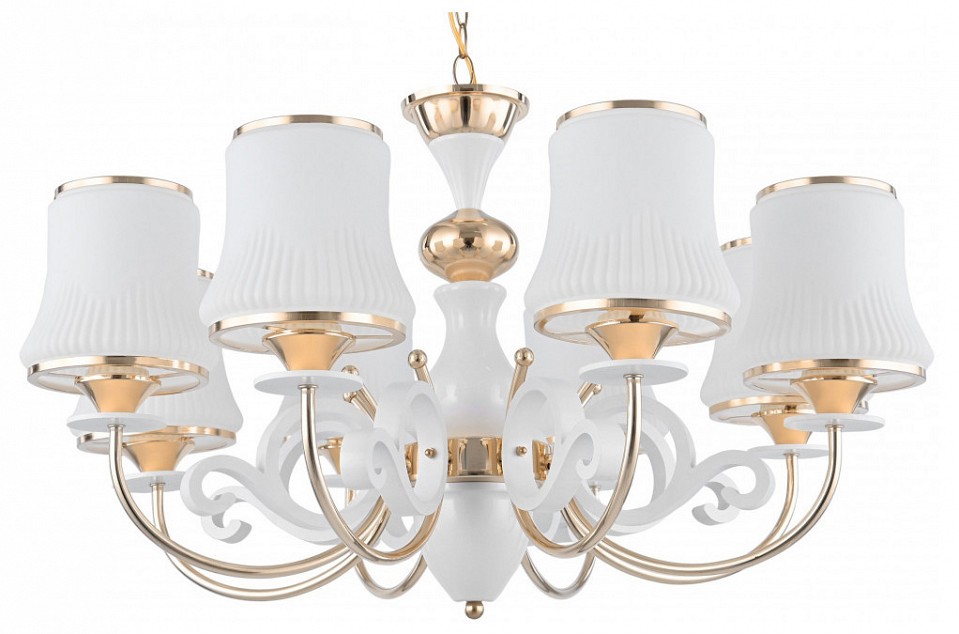 Подвесная люстра arte milano florentia-1097 301097/8 wh/gd