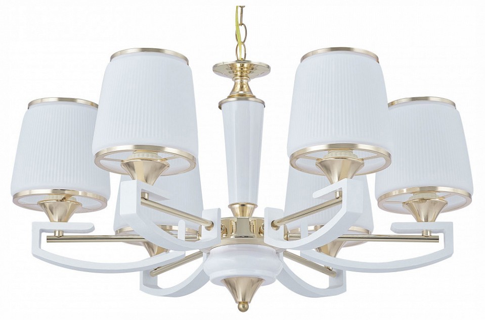 Подвесная люстра arte milano florentia-2457 302457/6 wh/gd