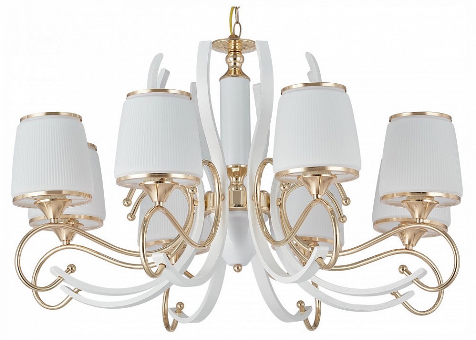 Подвесная люстра arte milano florentia-3857 303857/8 wh/gd