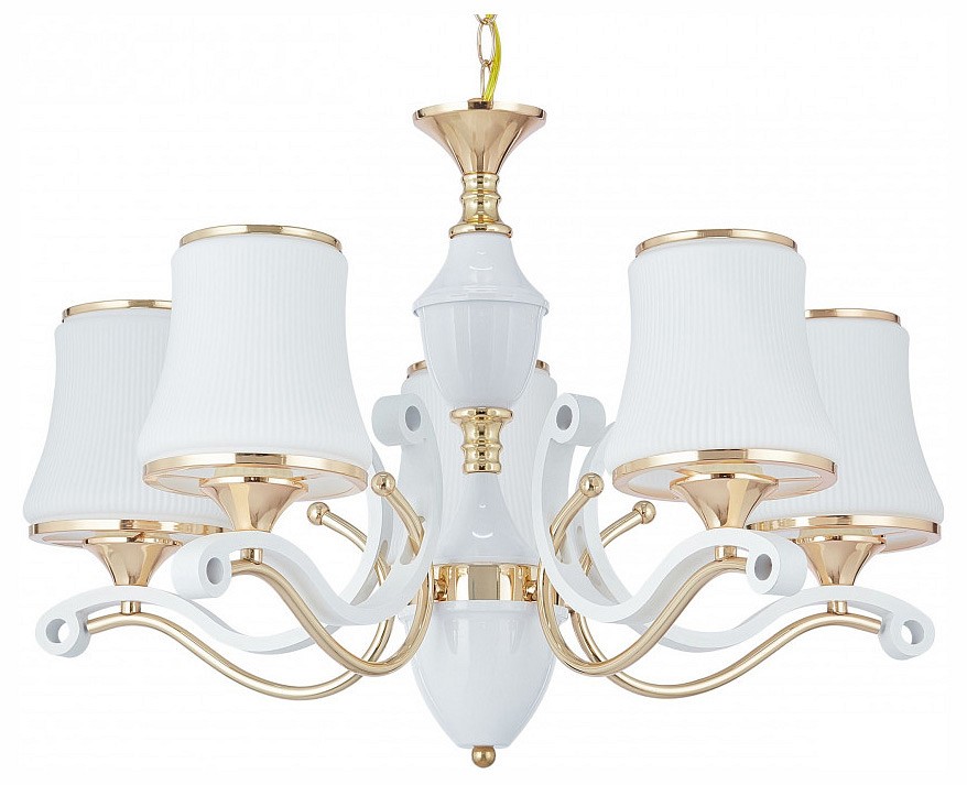 Подвесная люстра arte milano florentia-3987 303987/5 wh/gd