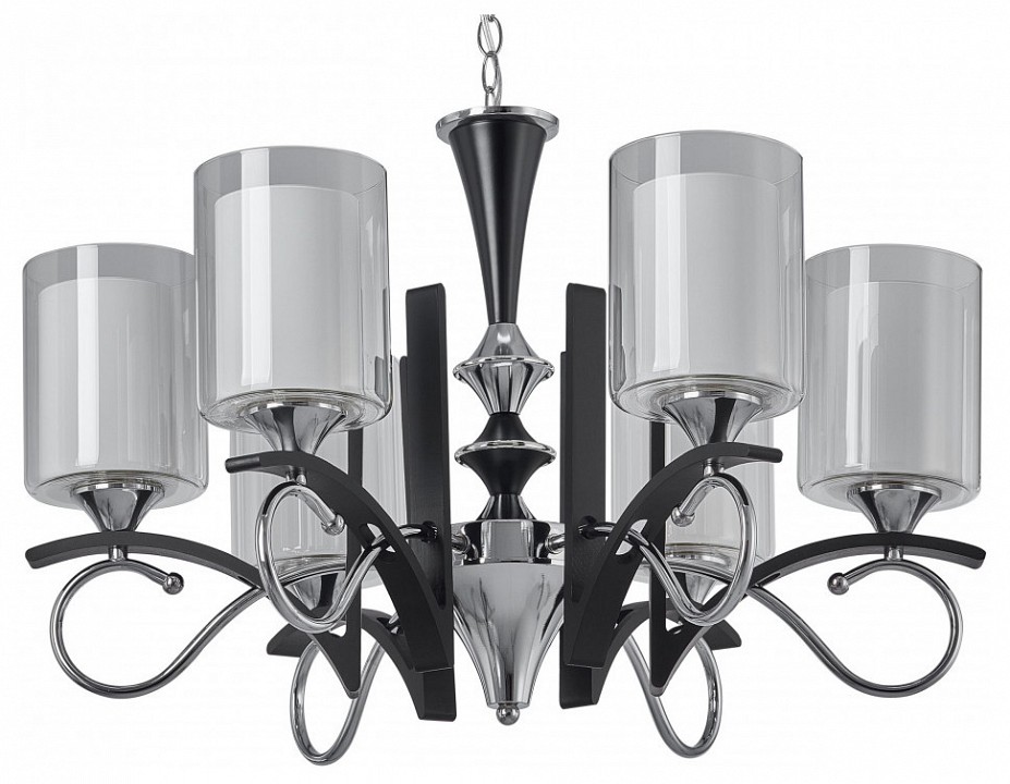 Подвесная люстра arte milano florentia-9167 309167/6 bk/ni