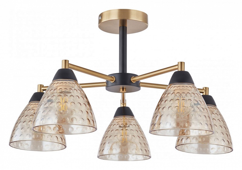 Люстра на штанге arte milano napoli-0754 330754/5 bk+ab