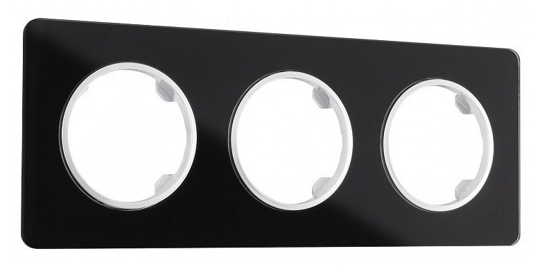 Рамка на 3 поста arte milano am-502.13 502.13-3.black