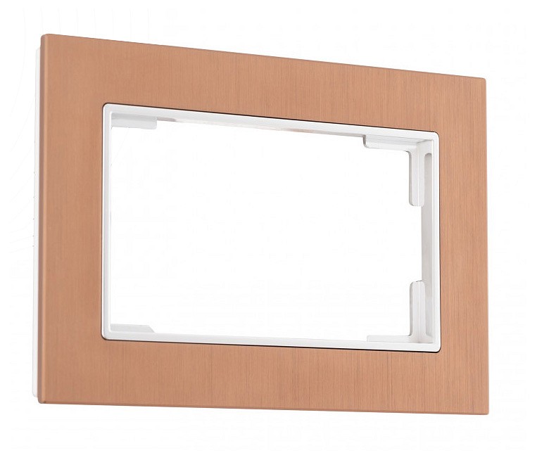Рамка для двойной розетки arte milano am-503.12 503.12-double.brown