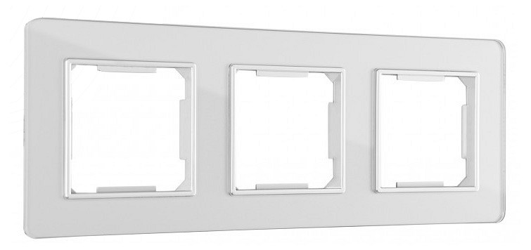 Рамка на 3 поста arte milano am-503.14 503.14-3.silver
