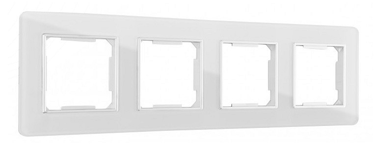 Рамка на 4 поста arte milano am-503.14 503.14-4.white