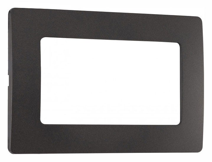 Рамка для двойной розетки arte milano am-517.17 517.17-double.black