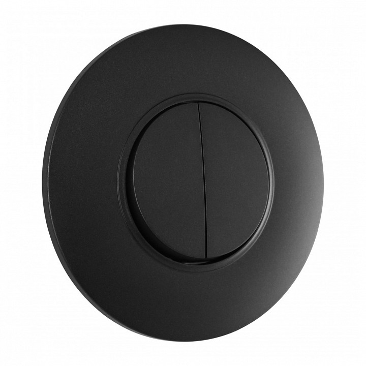Выключатель двухклавишный arte milano set08-1 set08-1-30-2 black