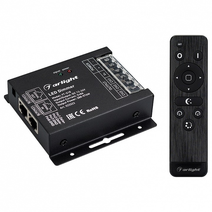 Контроллер-диммер с пультом ду arlight vt-s18 023323